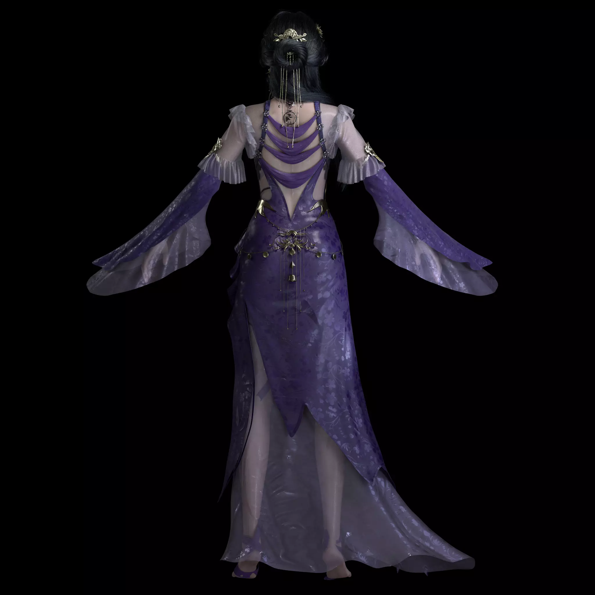 Chinese Girl AsianGirlK 3D model 3D model 3D model 3D model_16