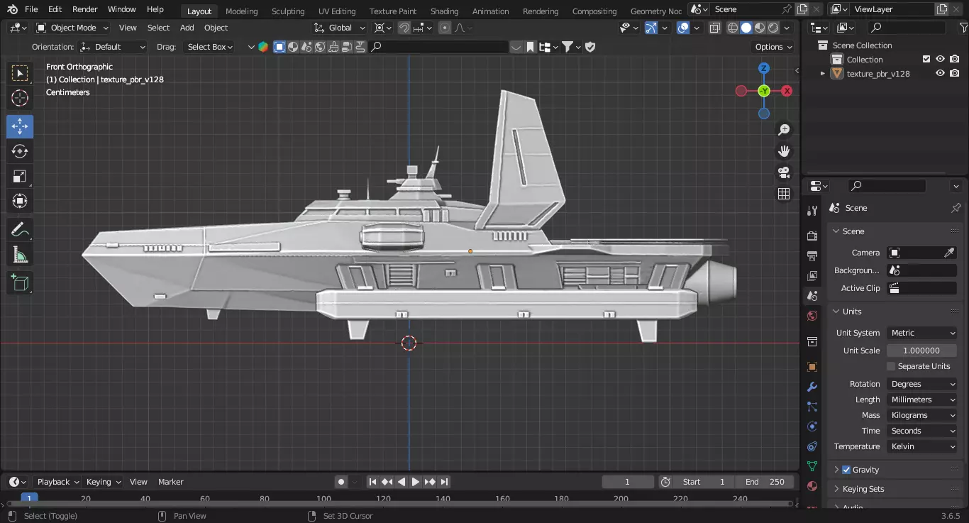Spectre Stealth Boat 3D print model_5