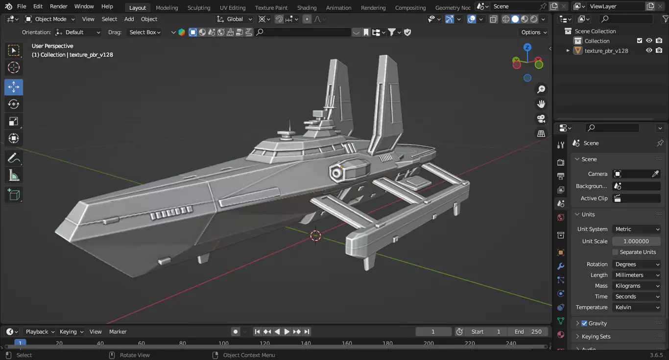 Spectre Stealth Boat 3D print model_2