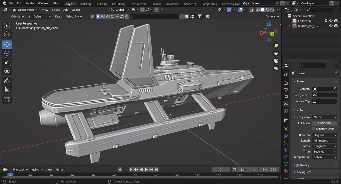 Spectre Stealth Boat 3D print model_3
