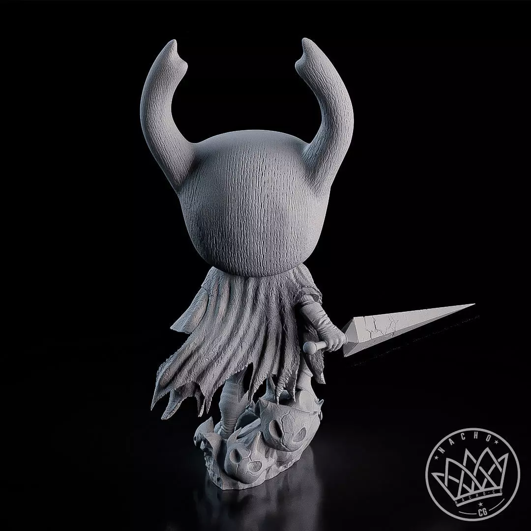 Fan Art - The Knight and Hornet from Hollow Knight and Silksong 3D print model_20