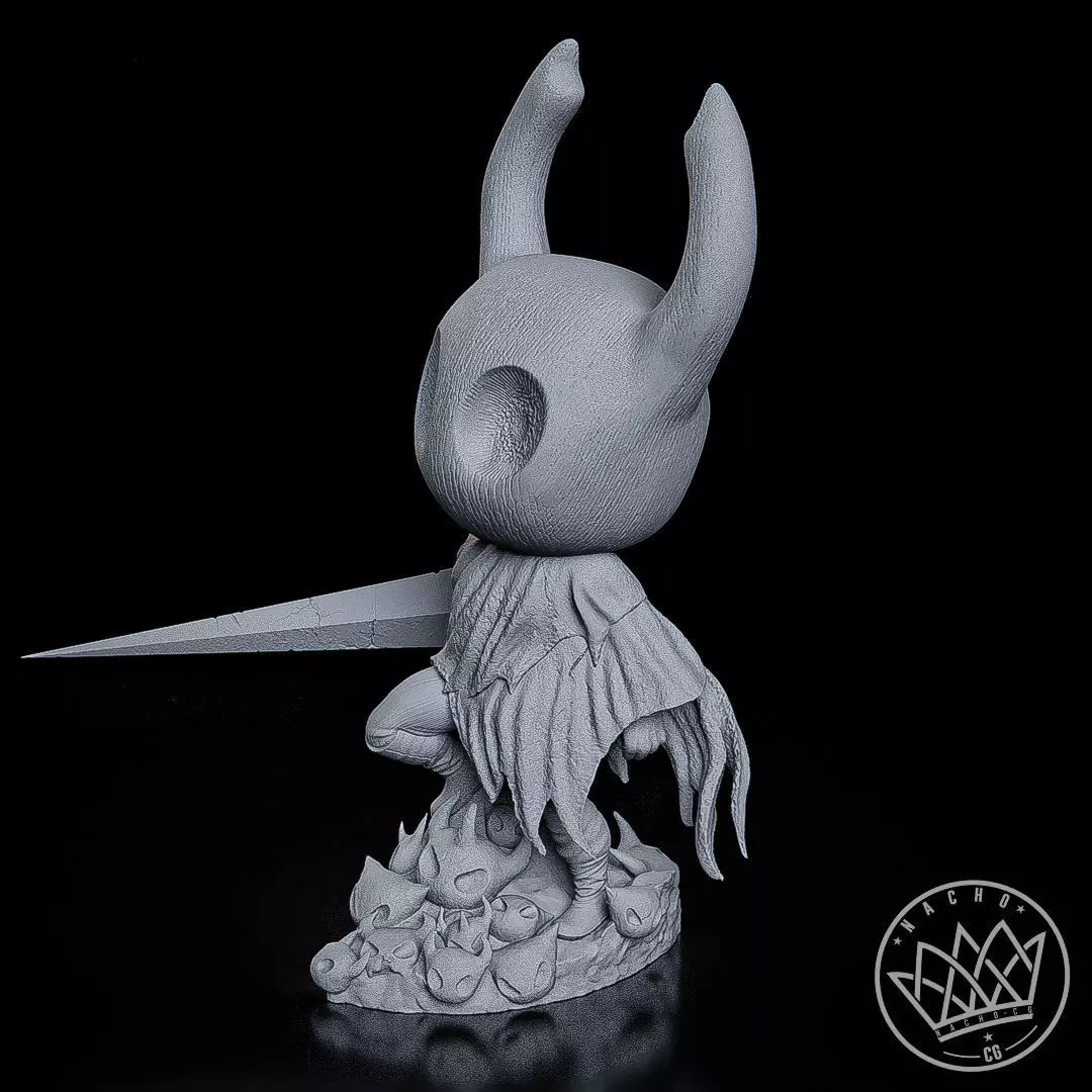 Fan Art - The Knight and Hornet from Hollow Knight and Silksong 3D print model_23