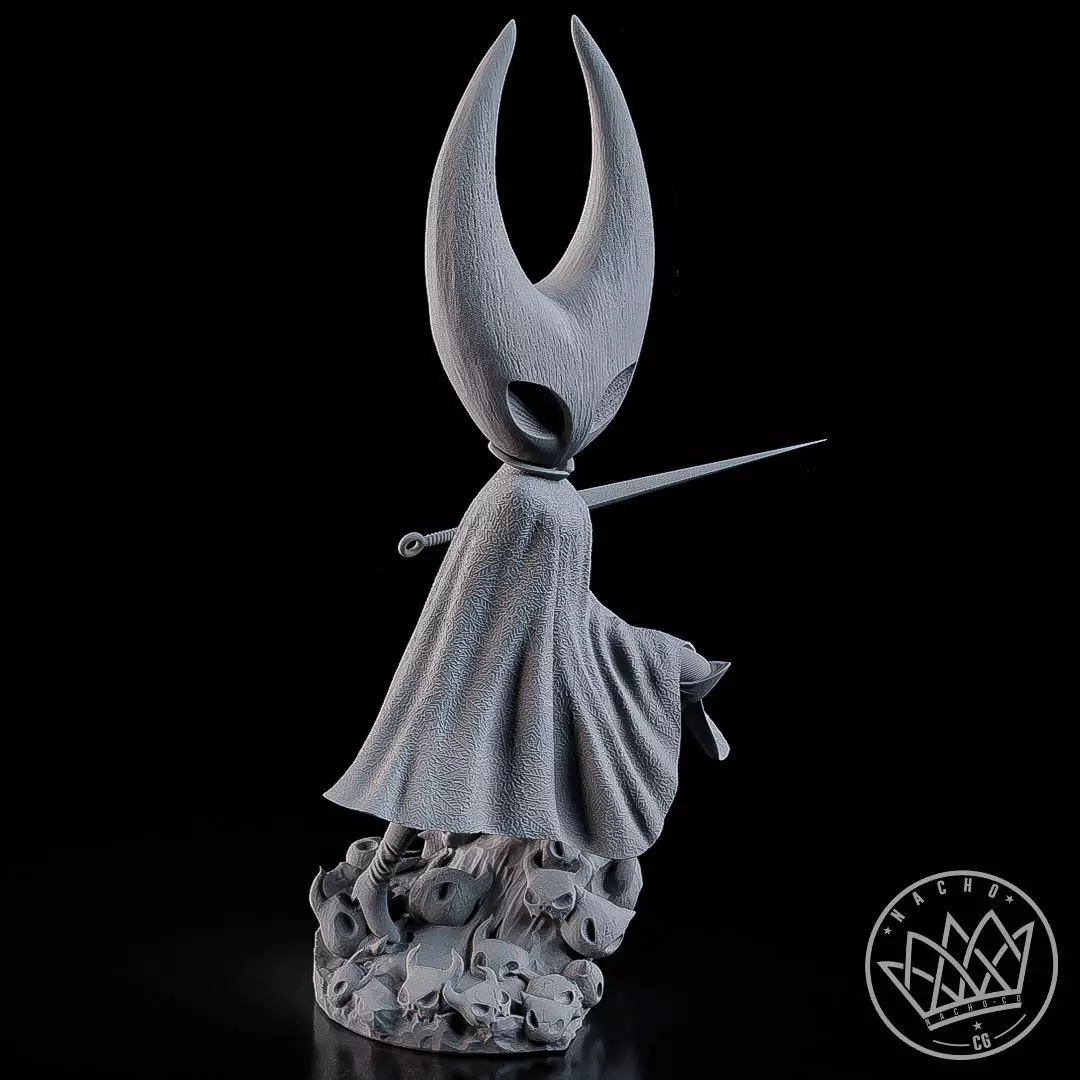 Fan Art - The Knight and Hornet from Hollow Knight and Silksong 3D print model_16