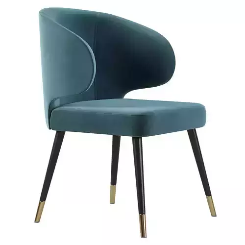 Green Velvet Dining Chair