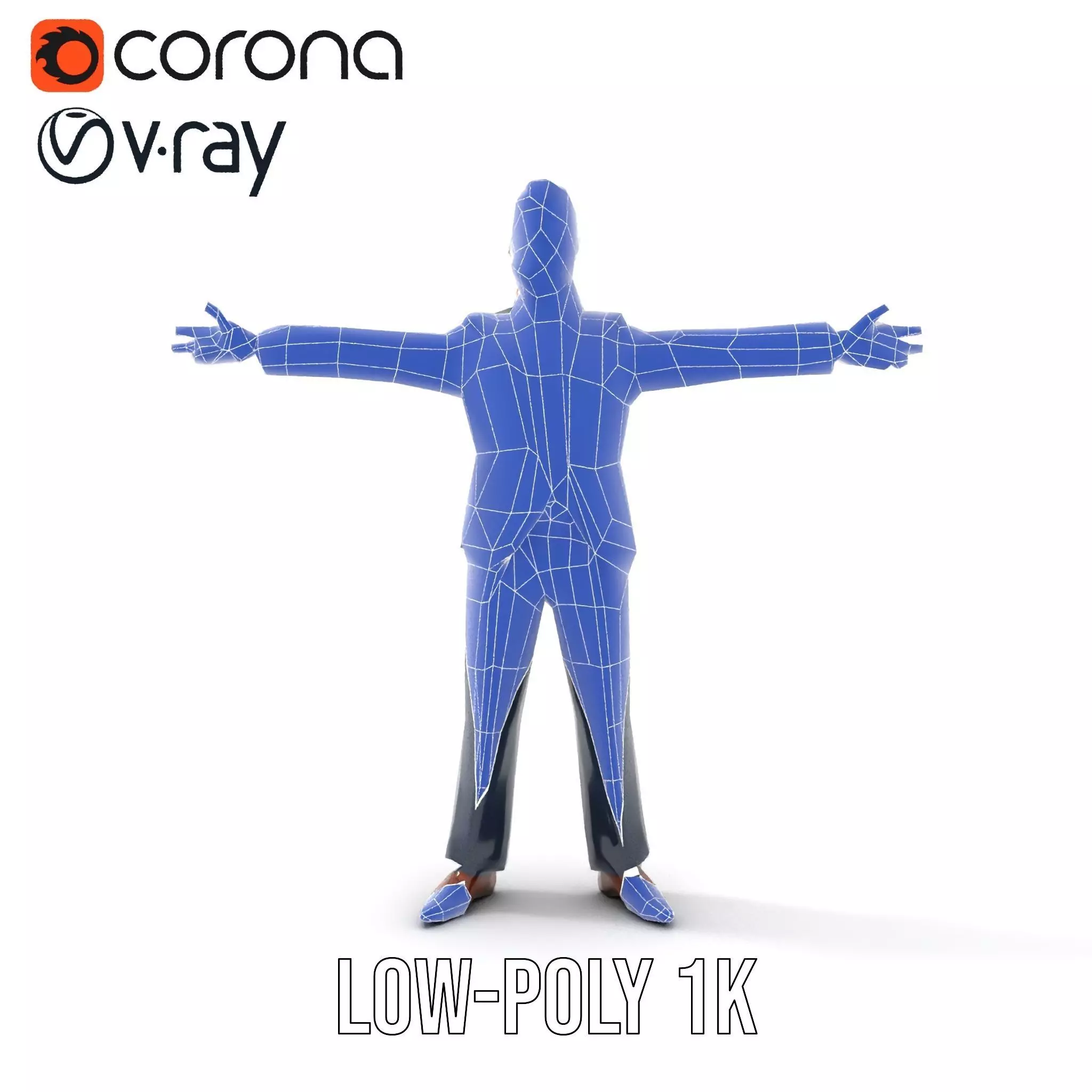 Dapper Executive Suit model pack Low-poly 3D model_28