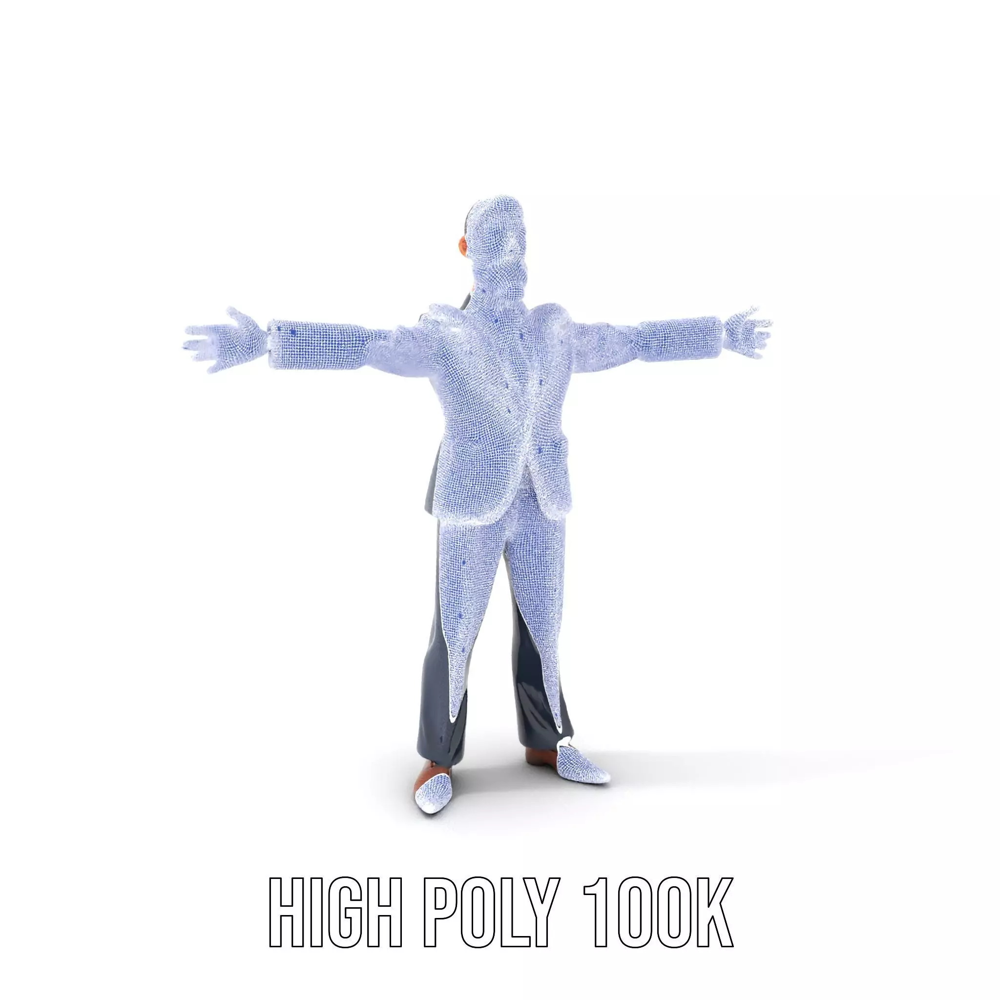 Dapper Executive Suit model pack Low-poly 3D model_5