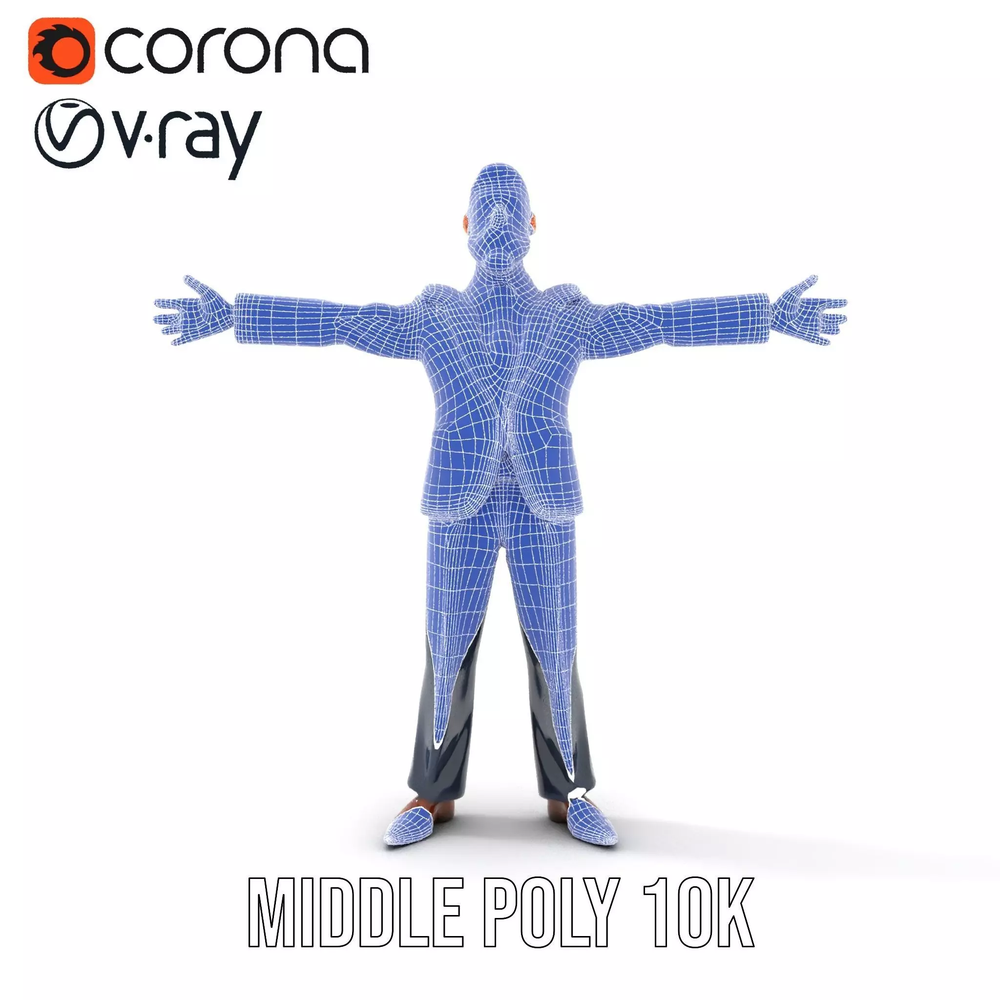 Dapper Executive Suit model pack Low-poly 3D model_30