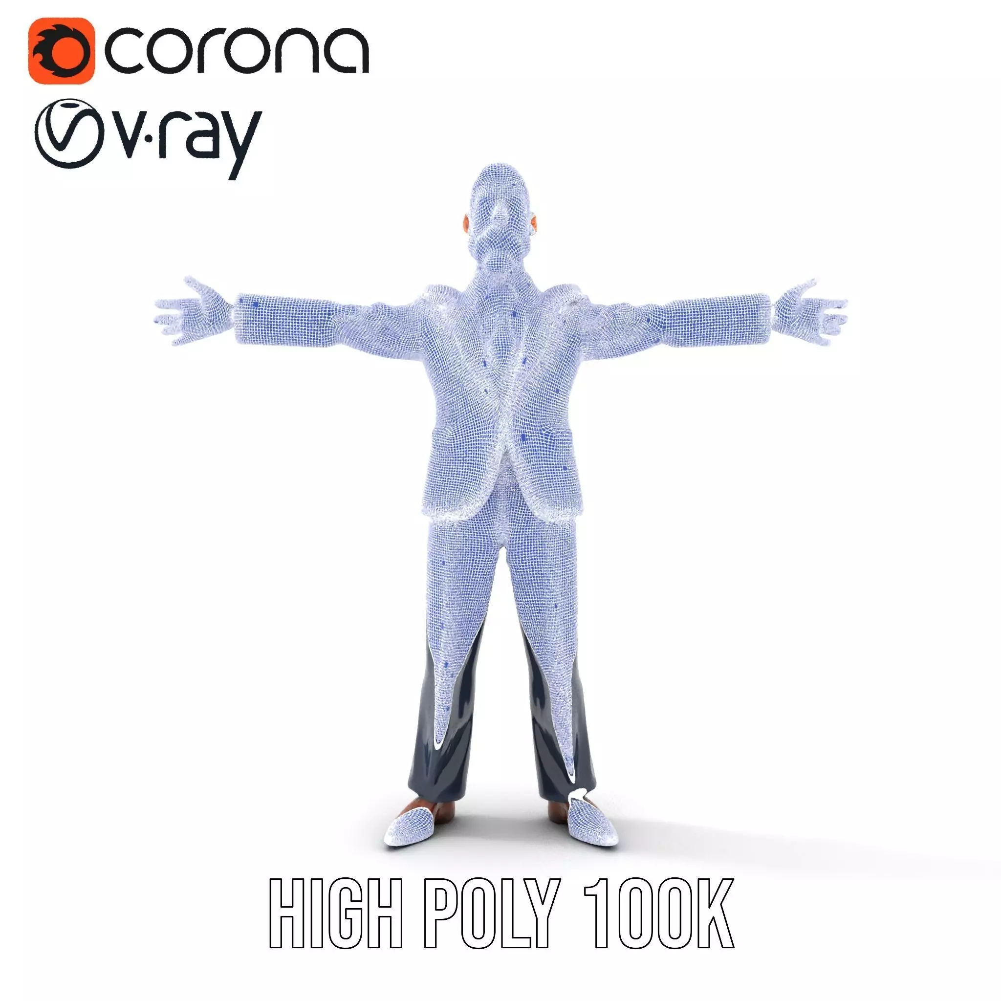 Dapper Executive Suit model pack Low-poly 3D model_33