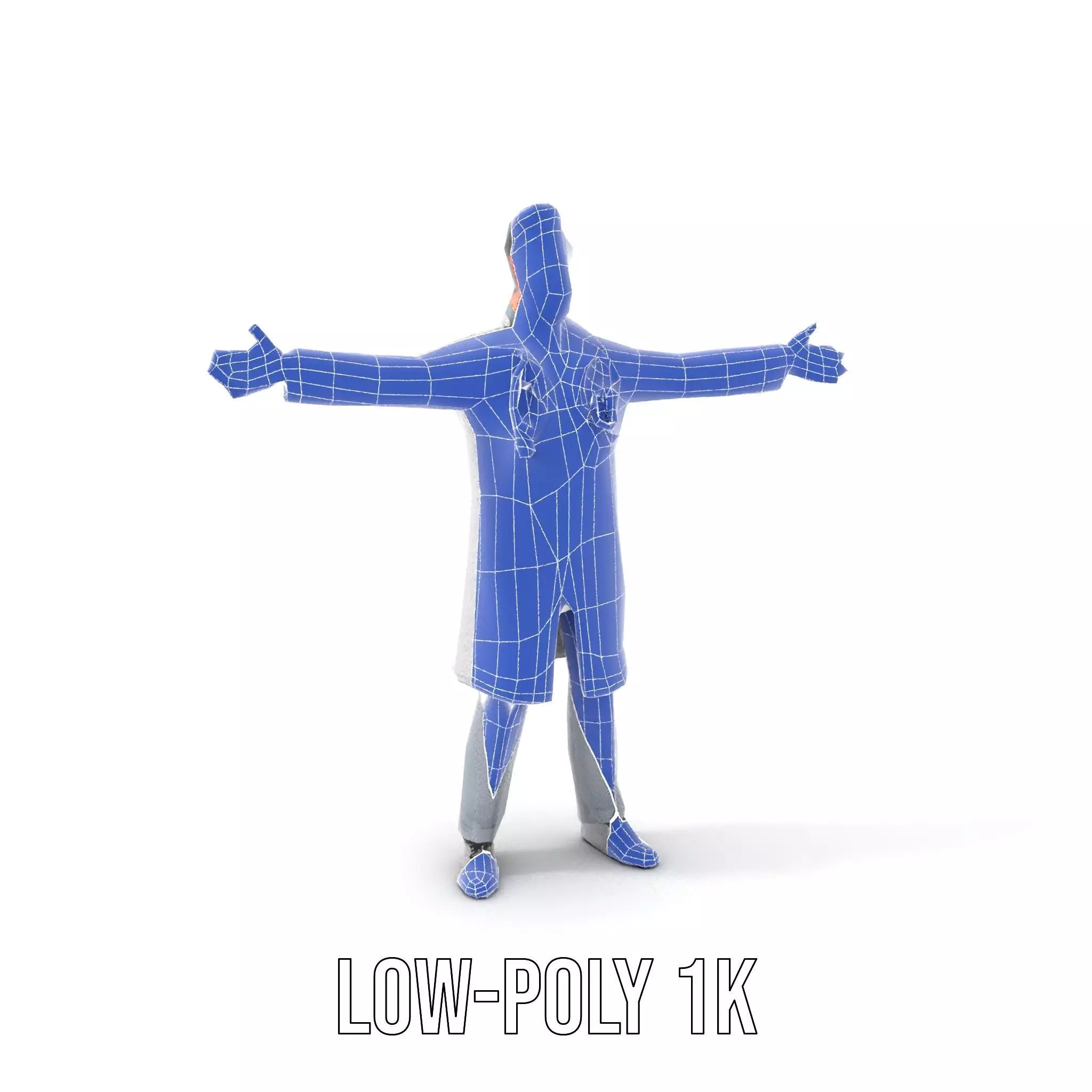 Animated Doctor Character model pack Low-poly 3D model_32