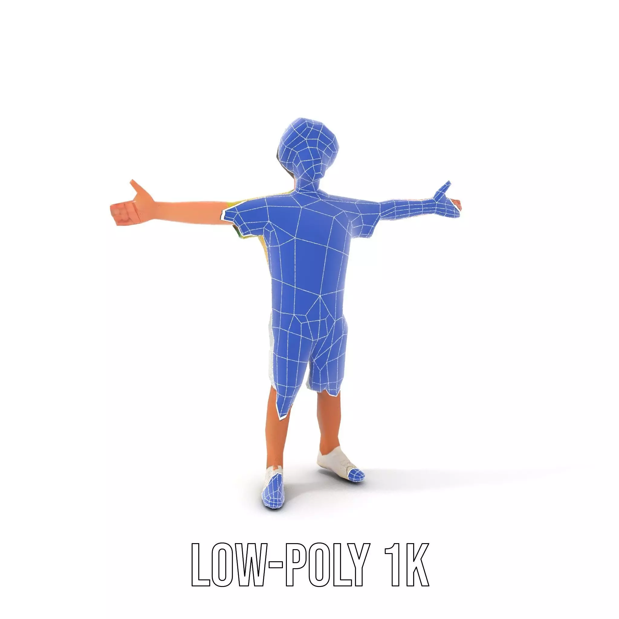 Joyful Yellow Shirt Model Pack Low-poly 3D model_23