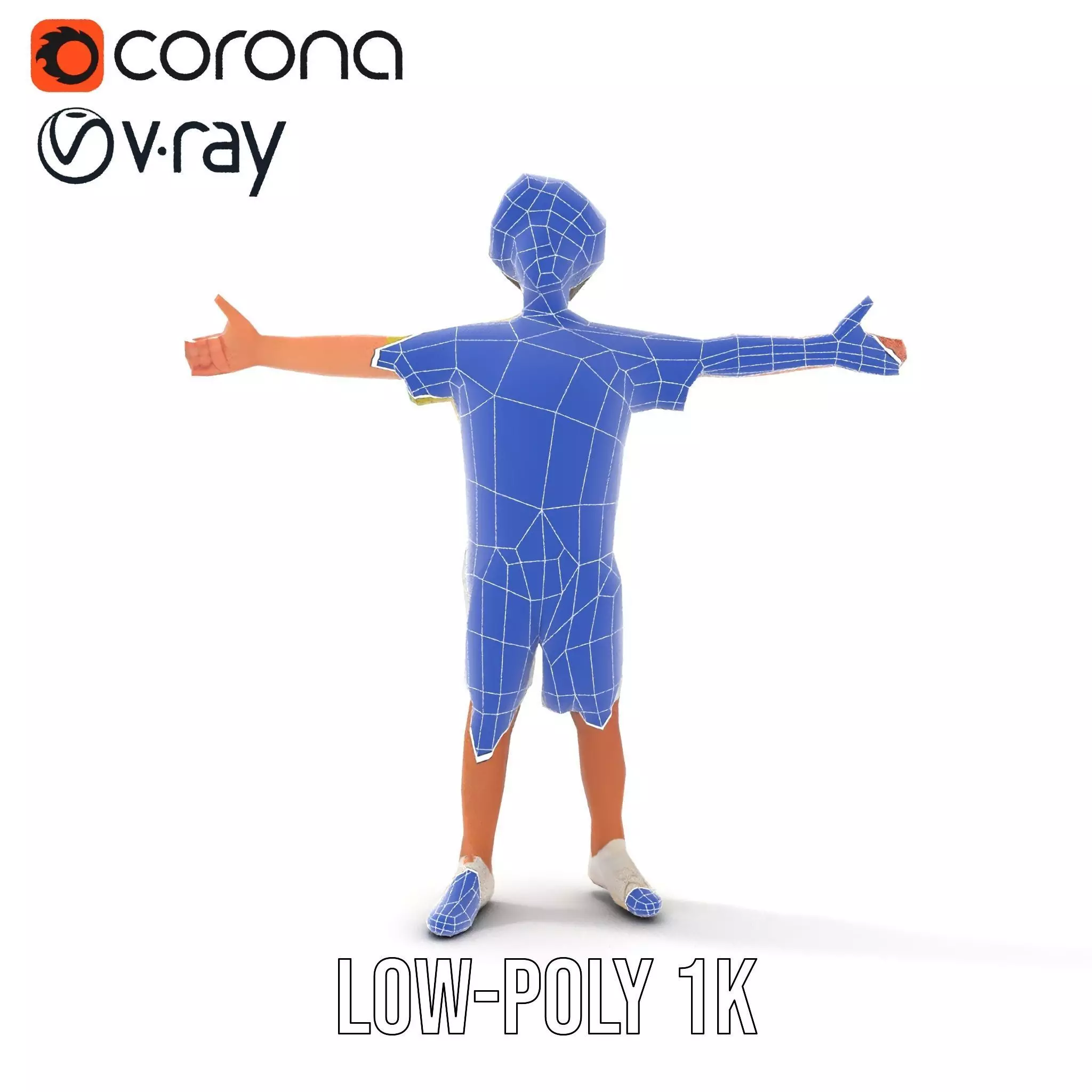 Joyful Yellow Shirt Model Pack Low-poly 3D model_31