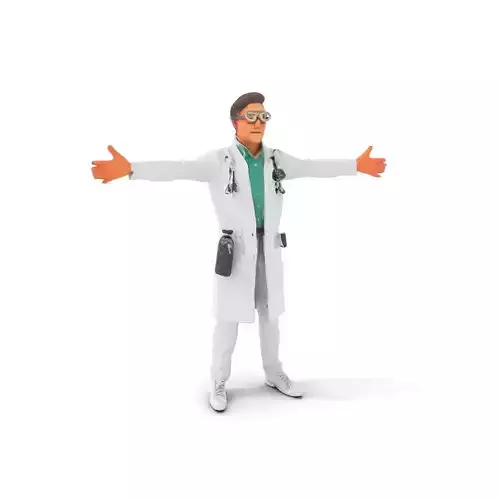 Scientific Professional model pack Low-poly 3D model