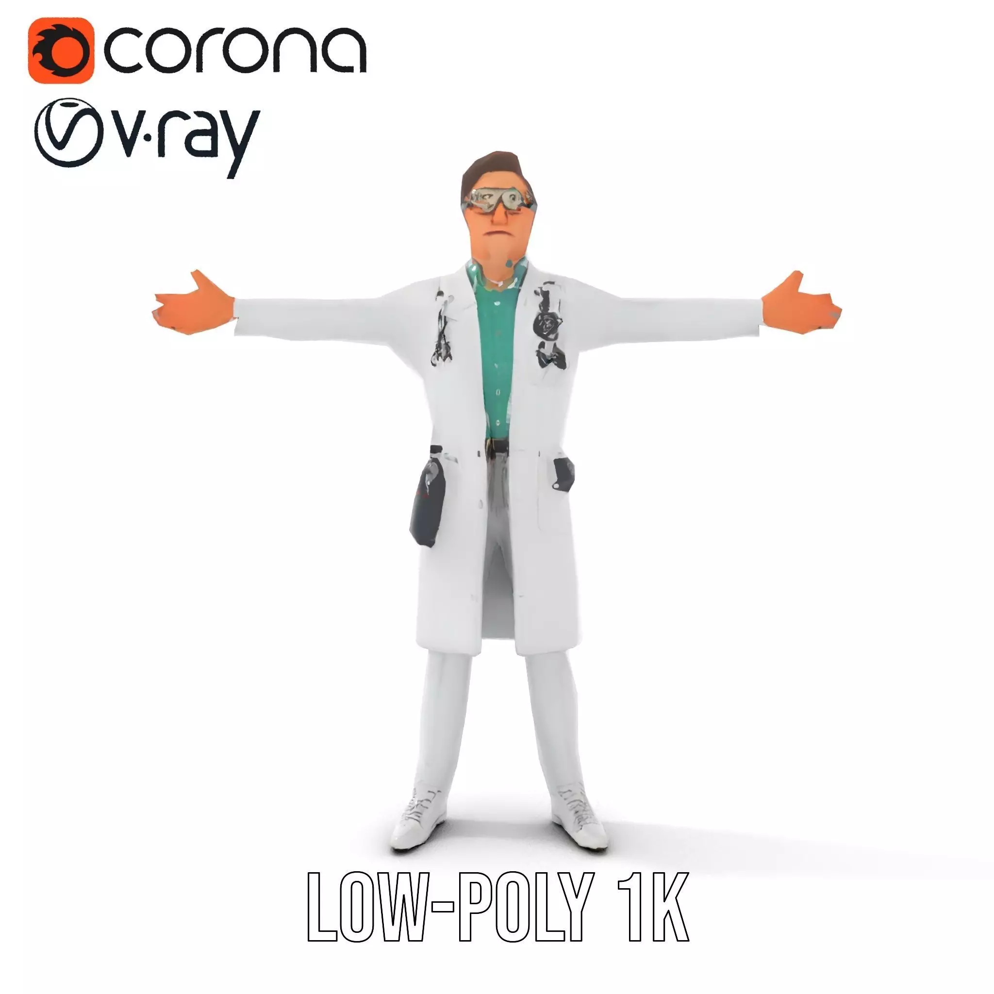 Scientific Professional model pack Low-poly 3D model_28