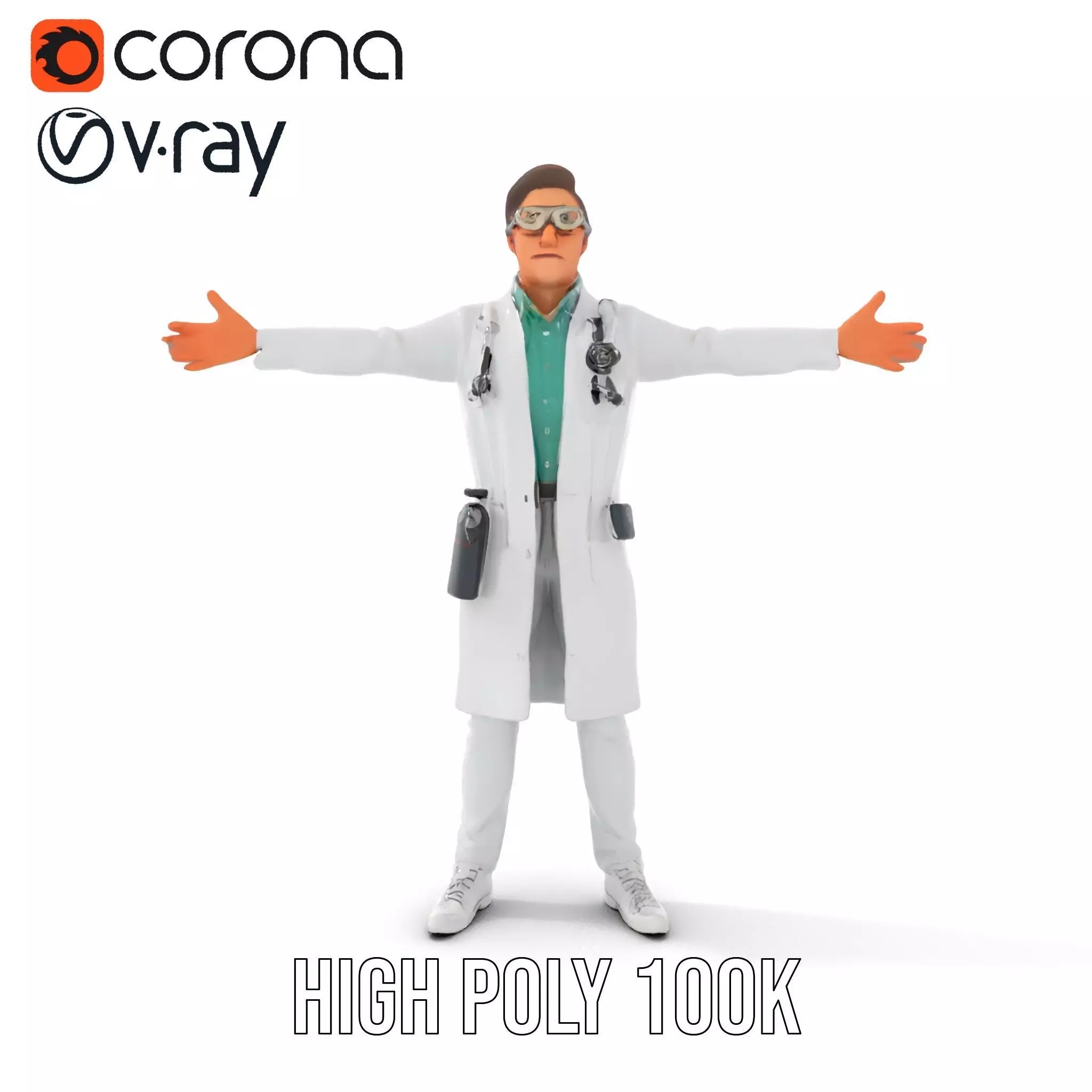 Scientific Professional model pack Low-poly 3D model_29