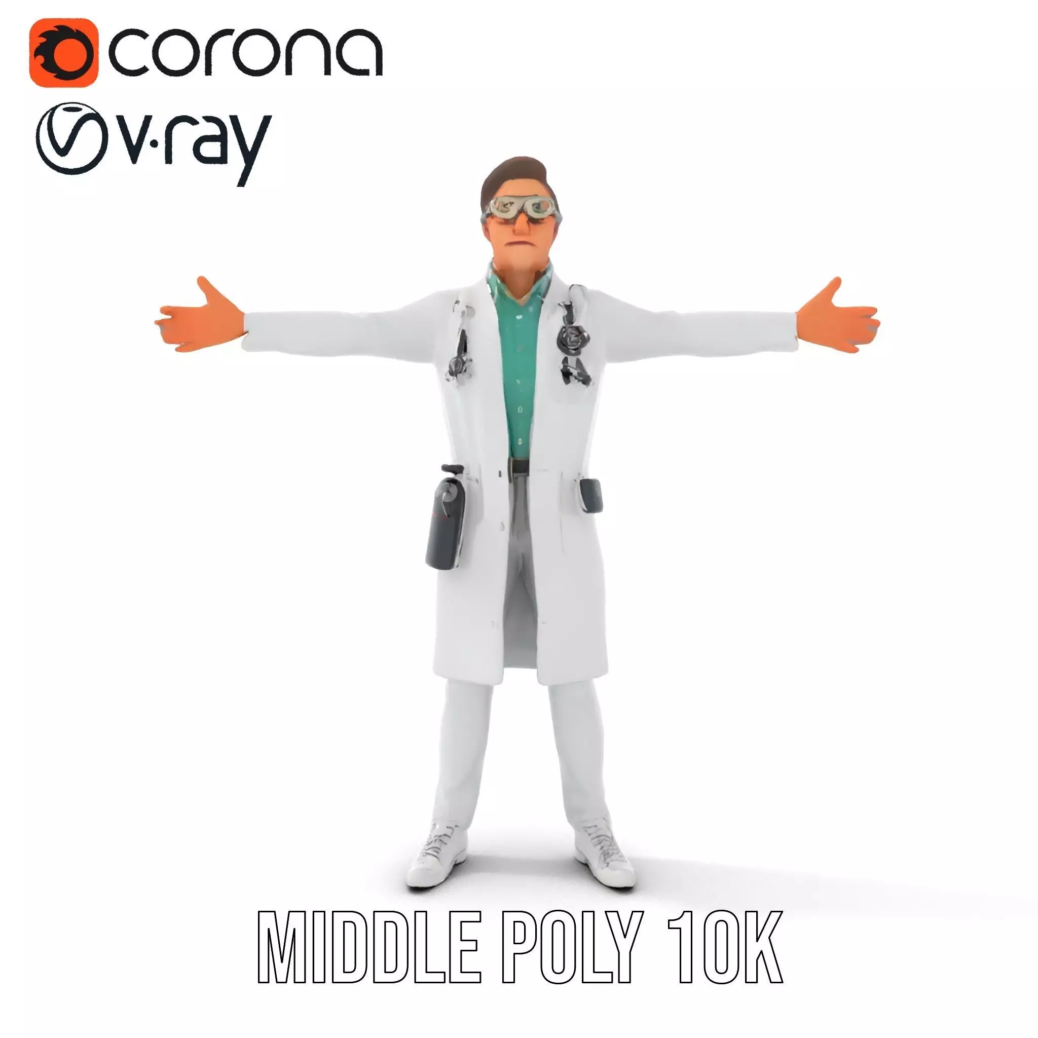 Scientific Professional model pack Low-poly 3D model_19