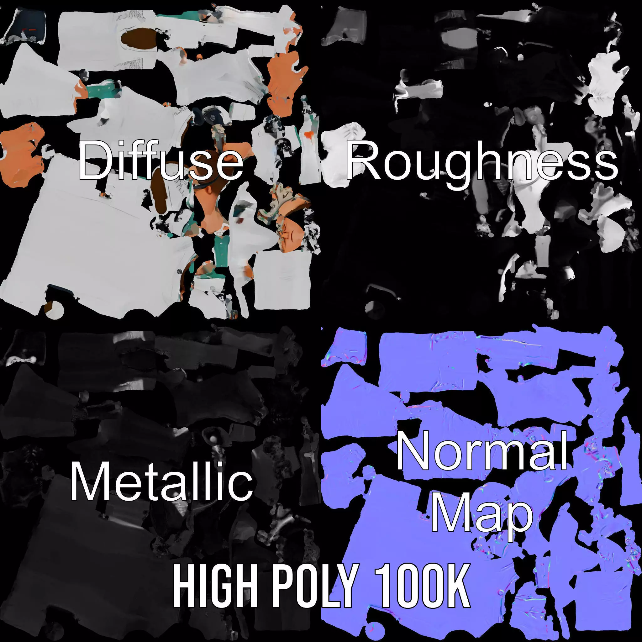 Scientific Professional model pack Low-poly 3D model_4