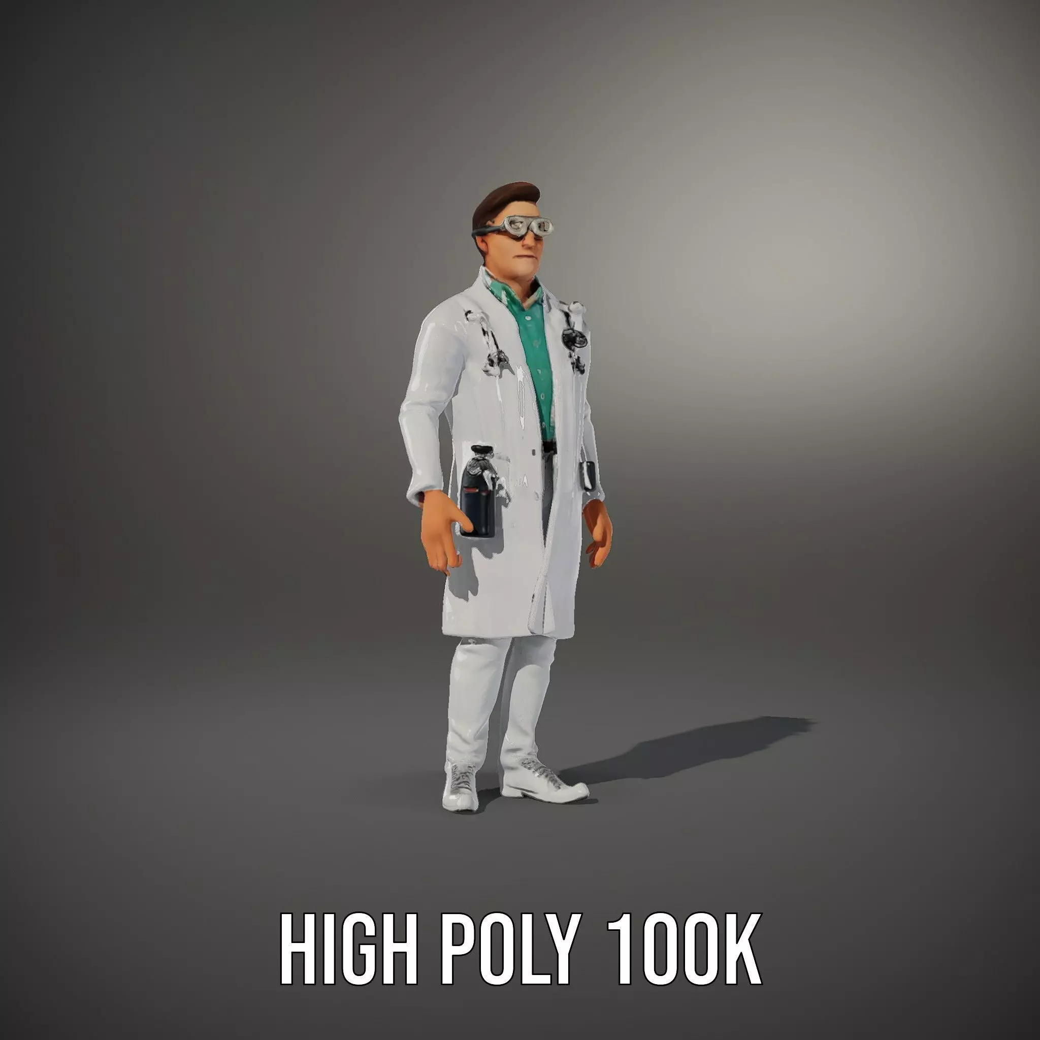 Scientific Professional model pack Low-poly 3D model_9