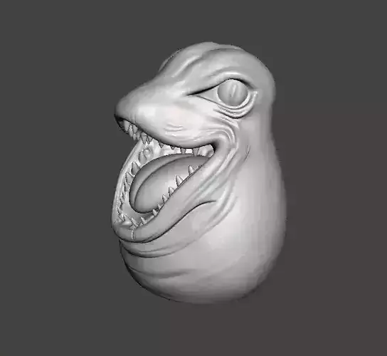 ALTERED BEAST ROUND LEECH MINIATURE MODEL FANTASY SCIFI GAME RPG