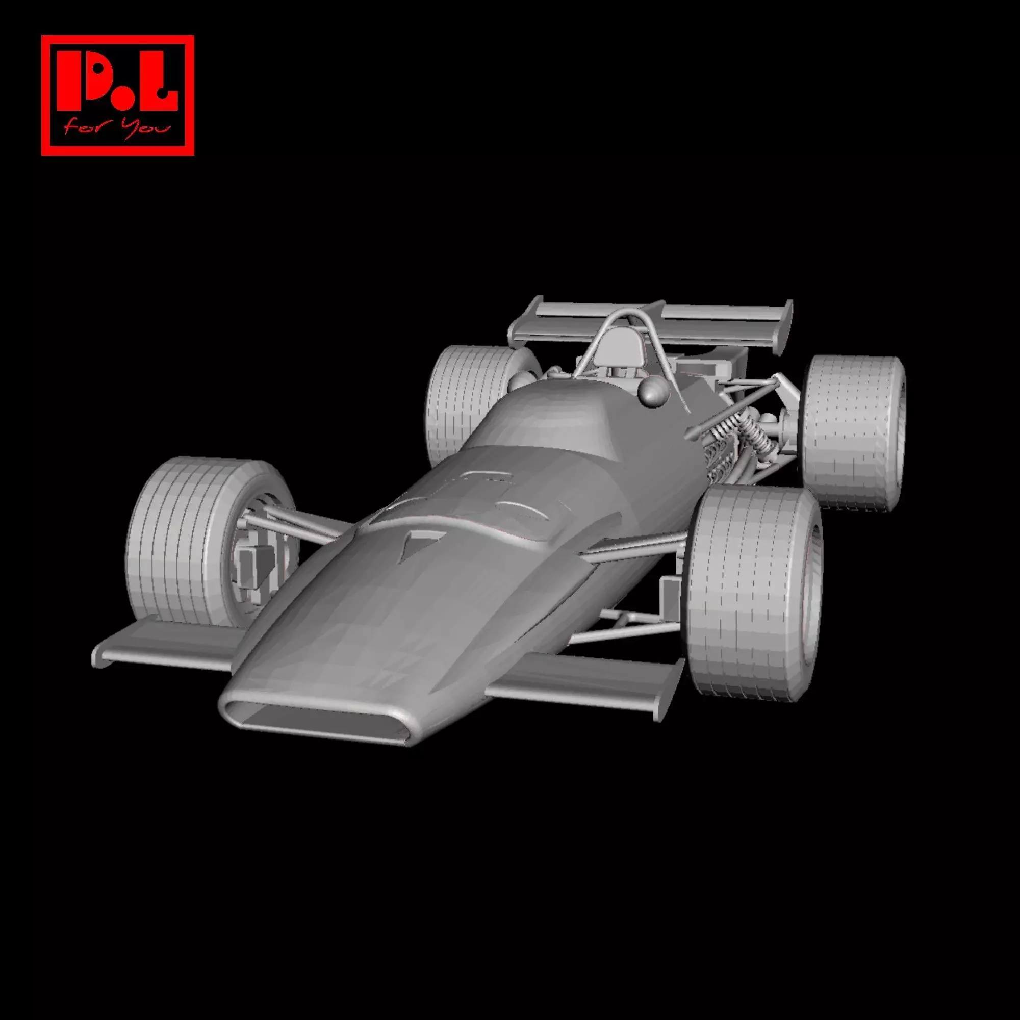 Formula 1 - Ferrari 312B 1970 3D print model_1