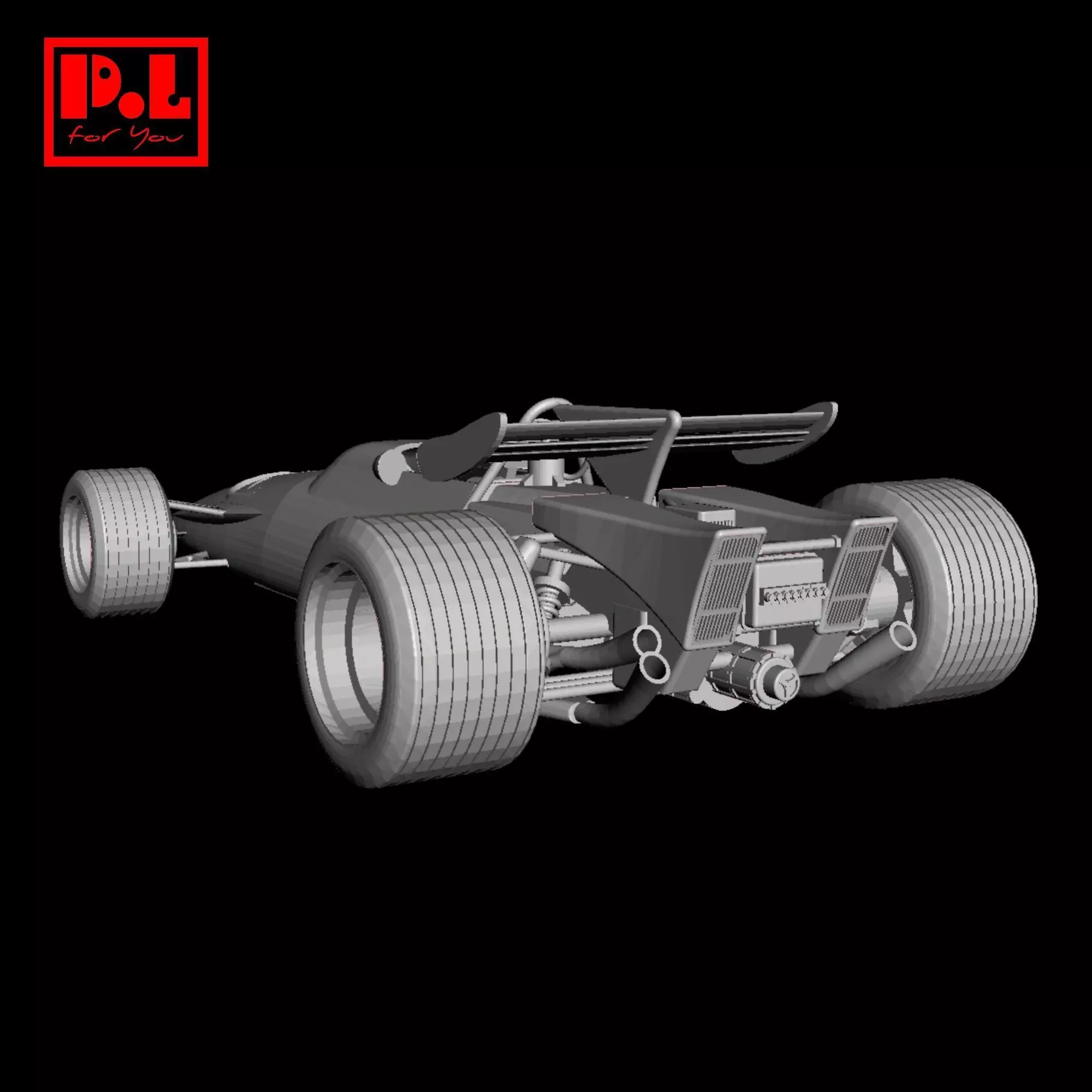 Formula 1 - Ferrari 312B 1970 3D print model_0