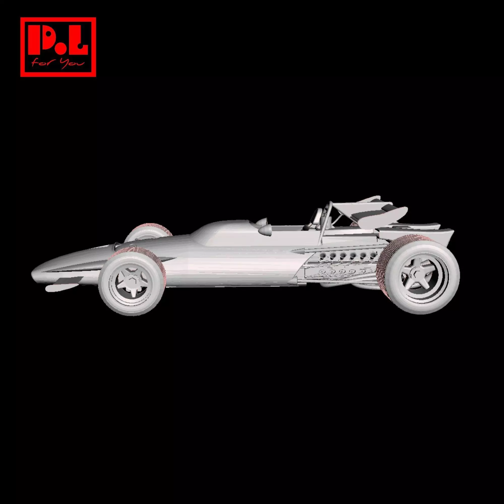 Formula 1 - Ferrari 312B 1970 3D print model_2