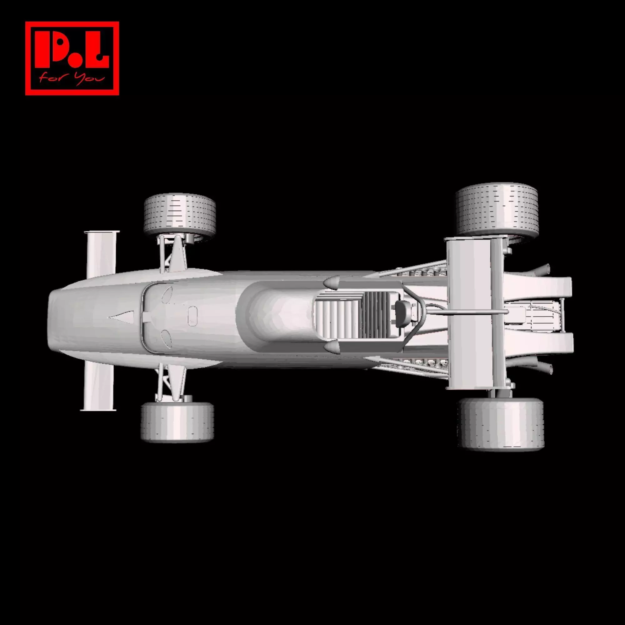 Formula 1 - Ferrari 312B 1970 3D print model_3