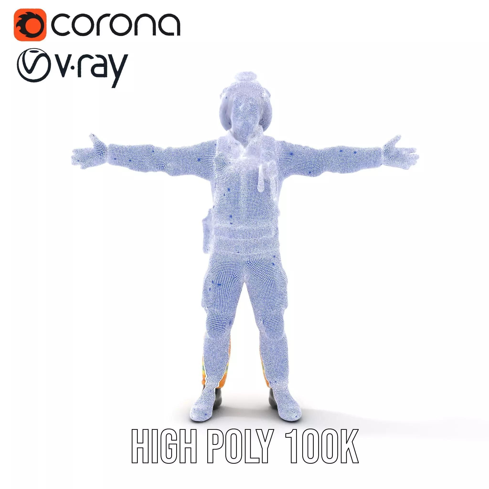 Firefighter Uniform model pack Low-poly 3D model_34