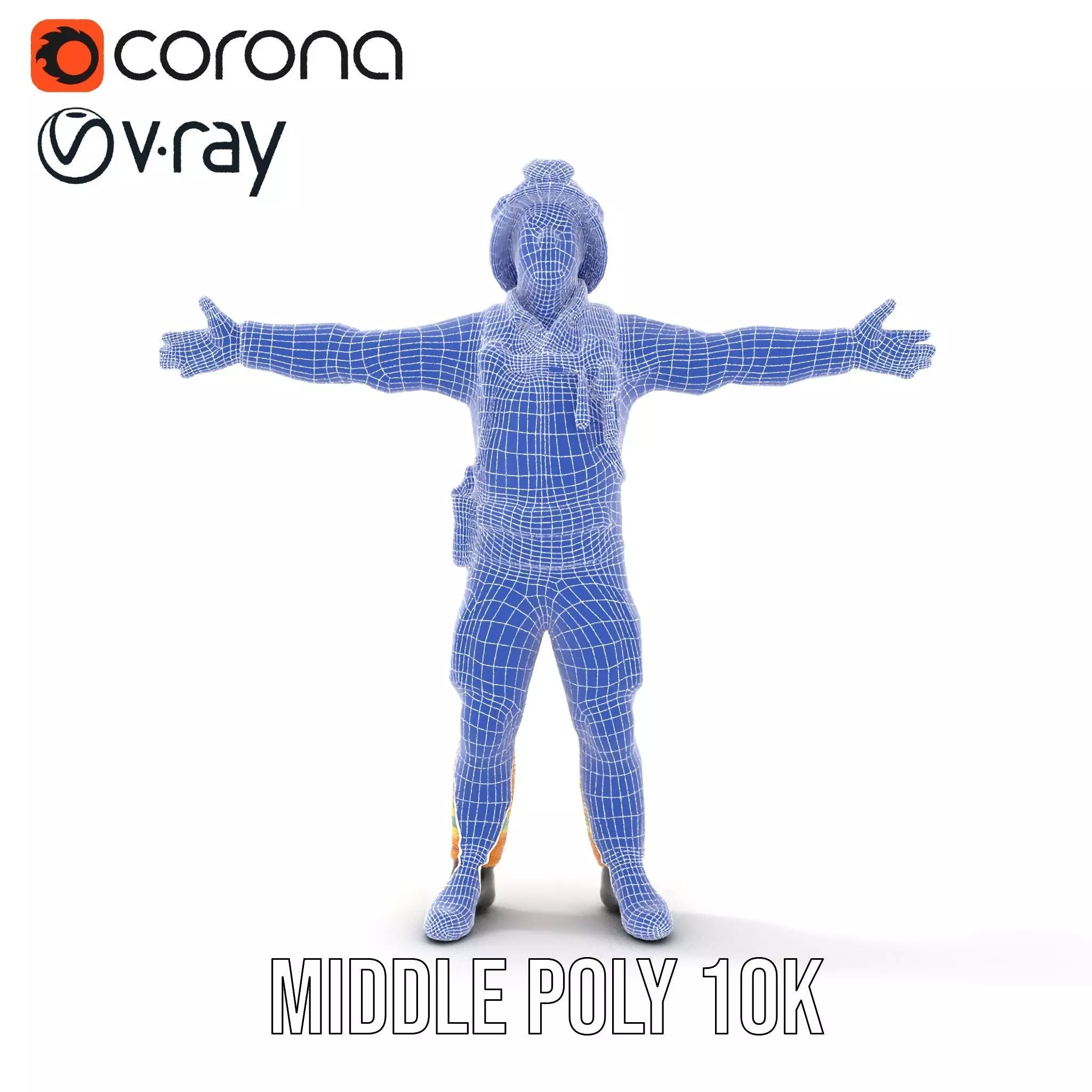 Firefighter Uniform model pack Low-poly 3D model_17