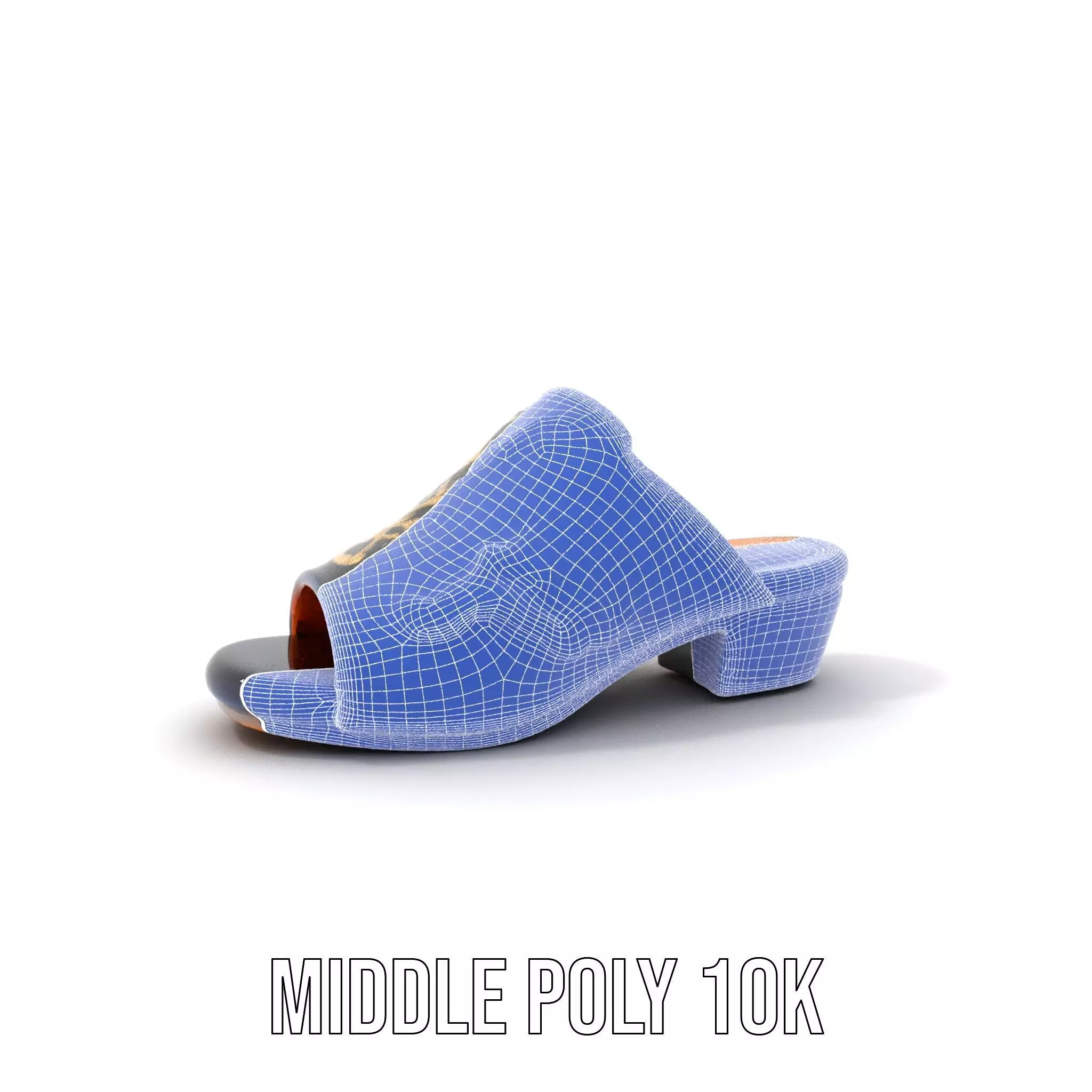 Royal Velvet Sandal model pack Low-poly 3D model_21
