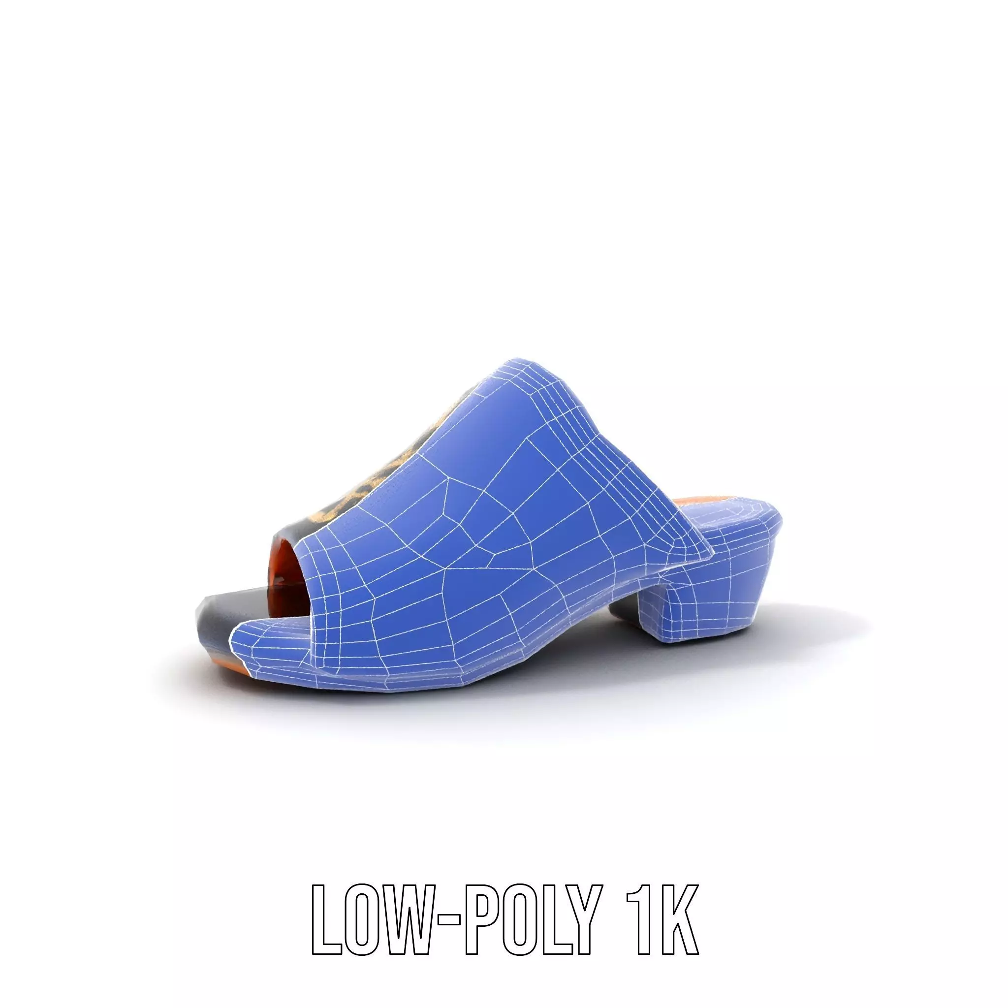 Royal Velvet Sandal model pack Low-poly 3D model_12