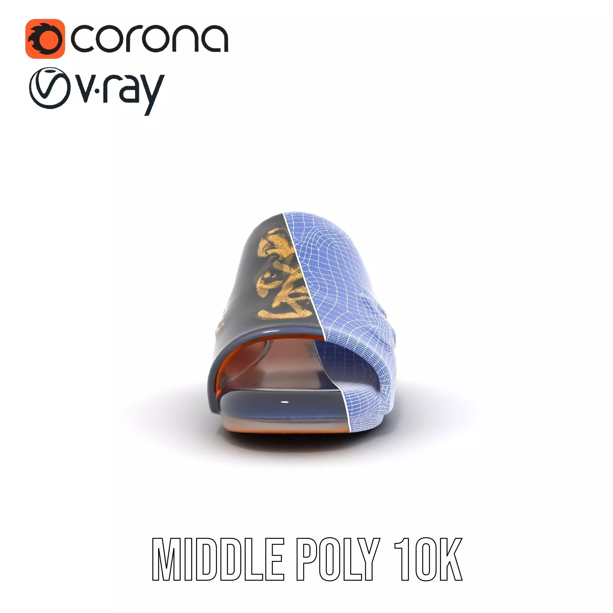 Royal Velvet Sandal model pack Low-poly 3D model_24