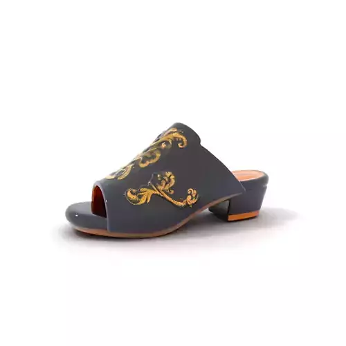 Royal Velvet Sandal model pack Low-poly 3D model