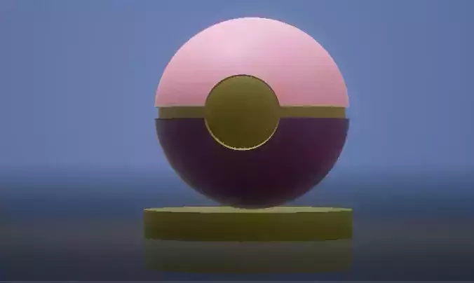 Fantasy capture ball  3D printable model  
