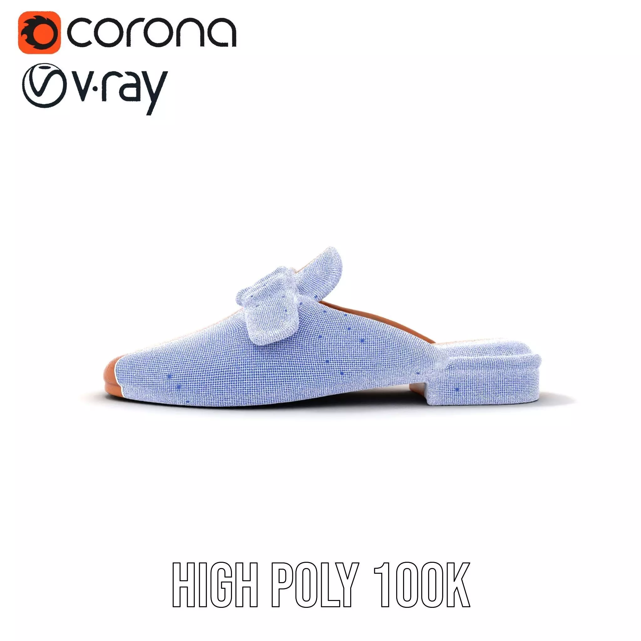 Brown Leather Loafer model pack Low-poly 3D model_31