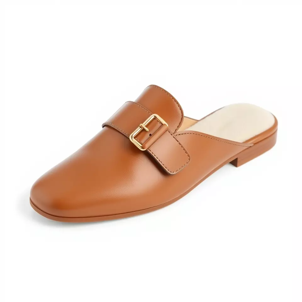 Brown Leather Loafer model pack Low-poly 3D model_2