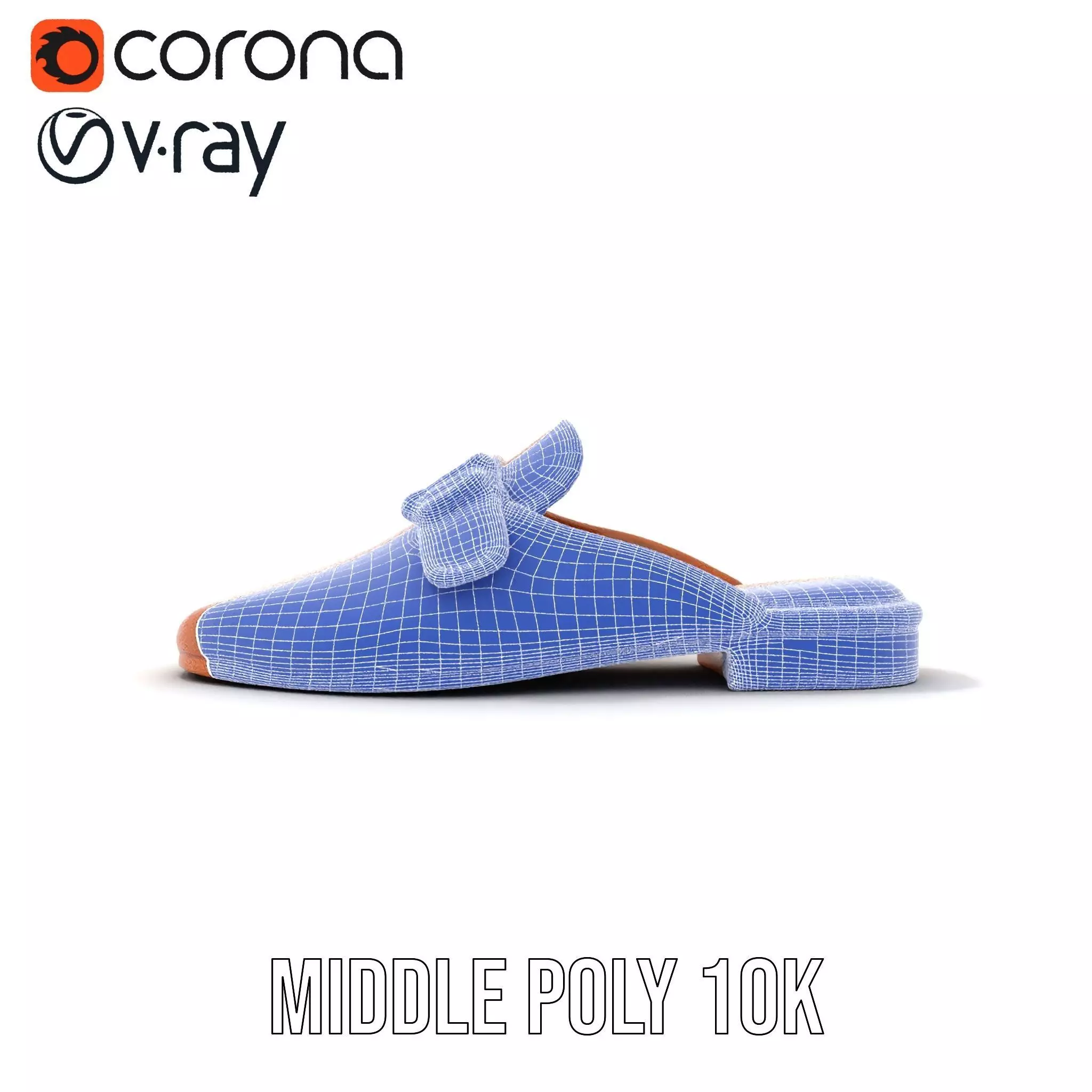 Brown Leather Loafer model pack Low-poly 3D model_29