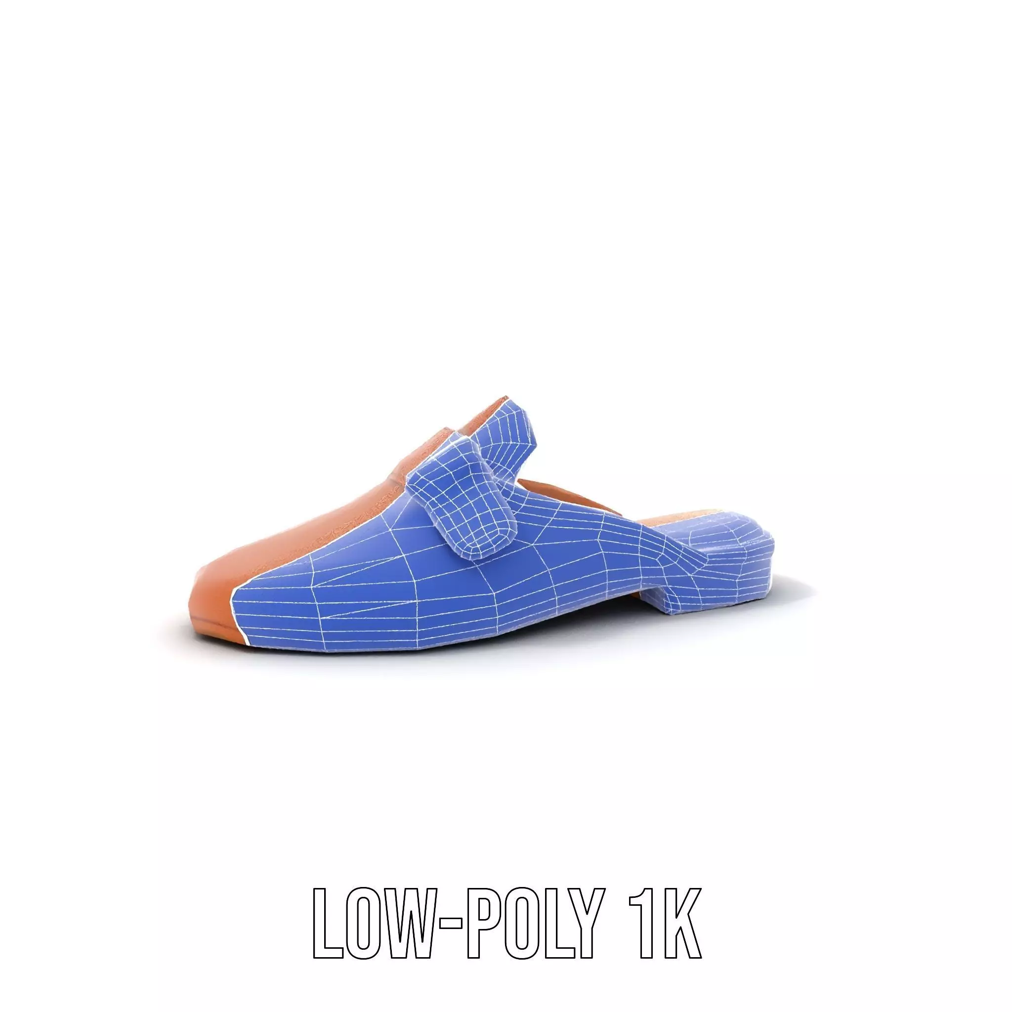 Brown Leather Loafer model pack Low-poly 3D model_16