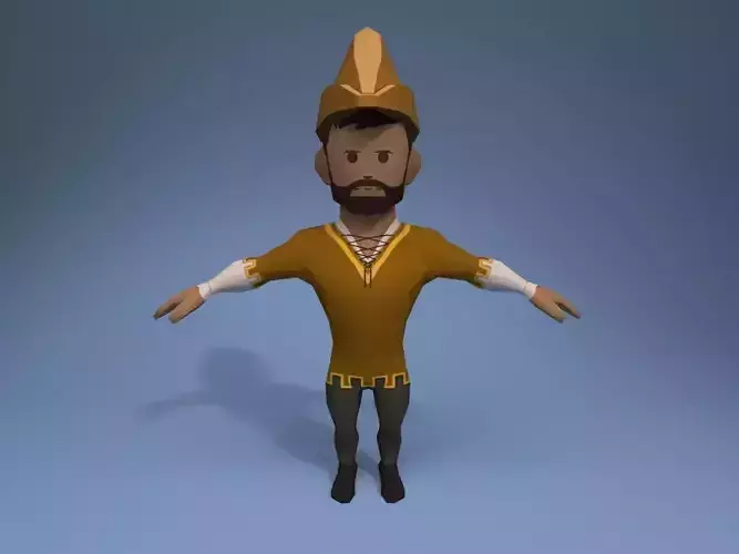 Medieval character servant 4