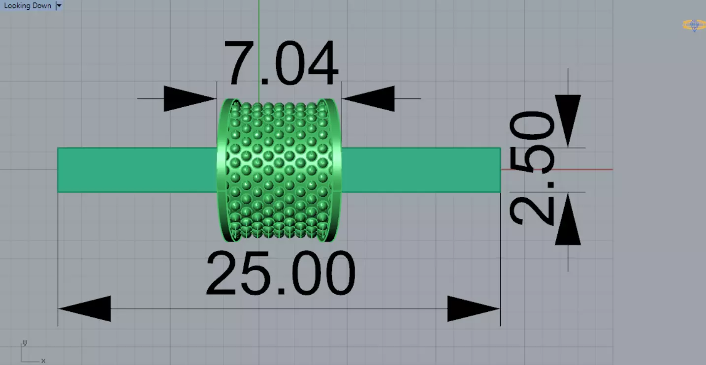Two-tone Gold Cross stl 3dm Pendant gp0474 3D print model_12