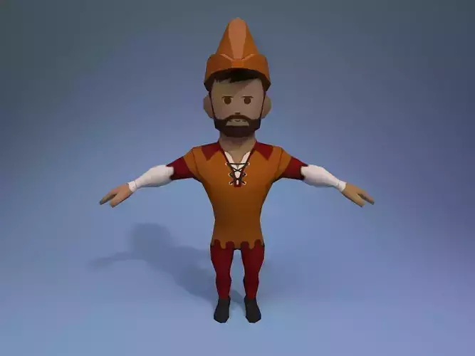 Medieval character servant 6