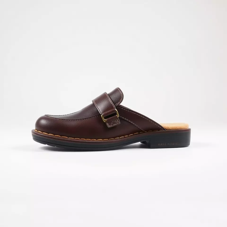 Stylish Brown Loafer model pack Low-poly 3D model_2