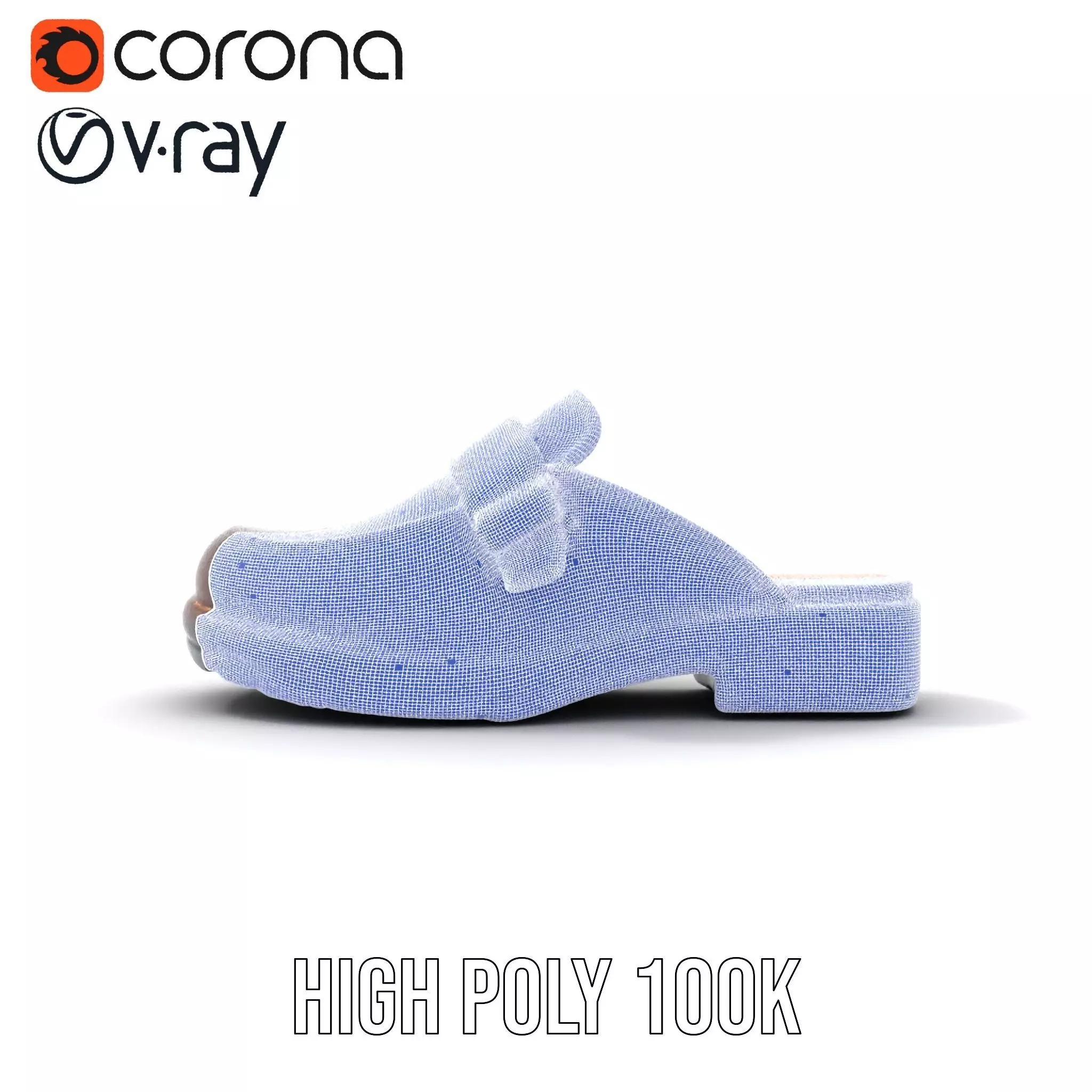 Stylish Brown Loafer model pack Low-poly 3D model_34