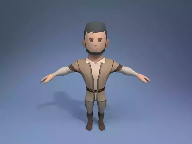 Medieval character merchant 2