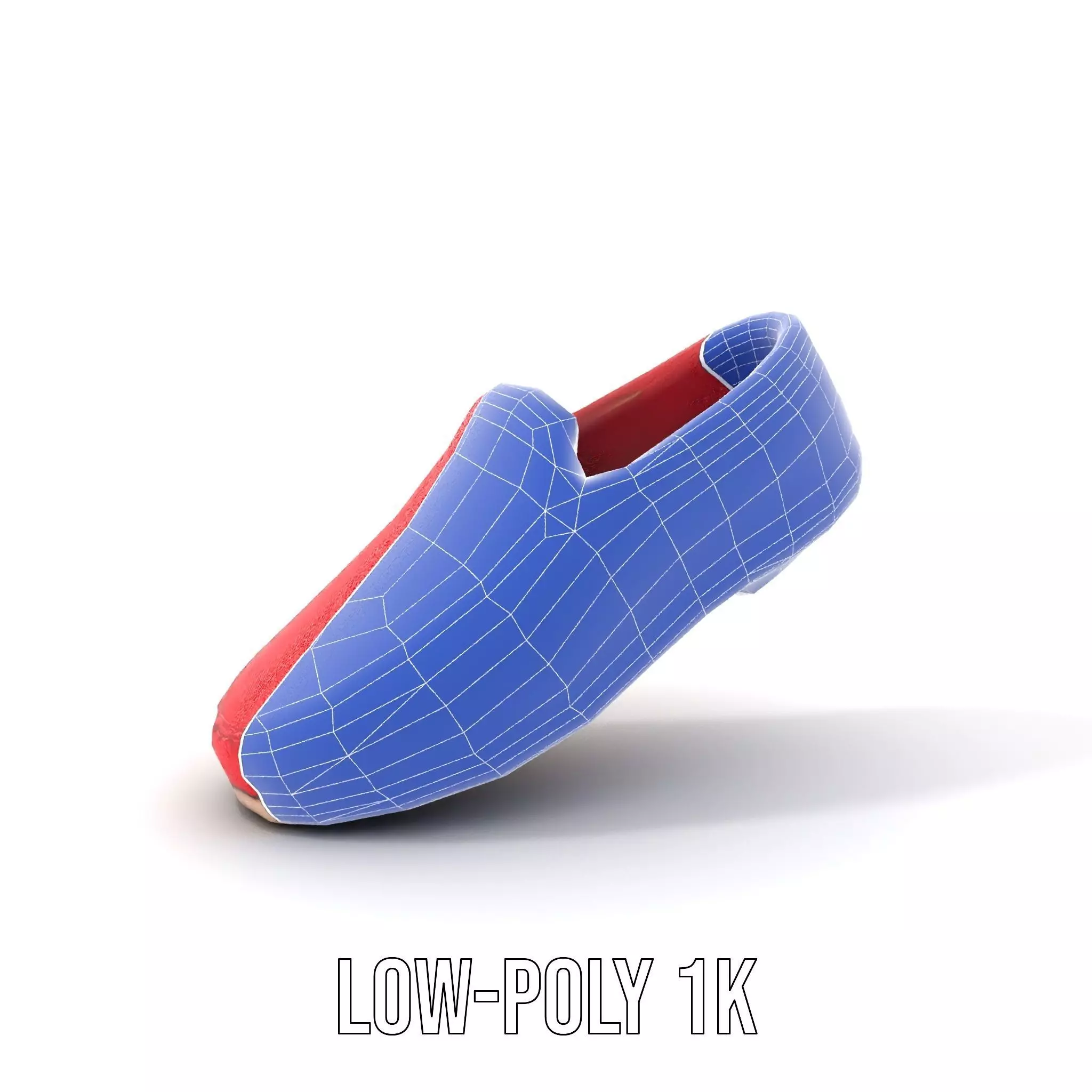 Vibrant Red Loafer model pack Low-poly 3D model_19