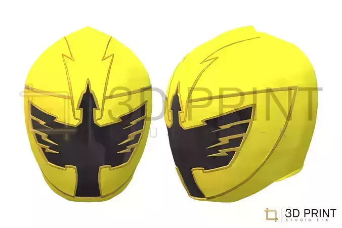 Power Rangers Mystic Force Yellow Ranger helmet
