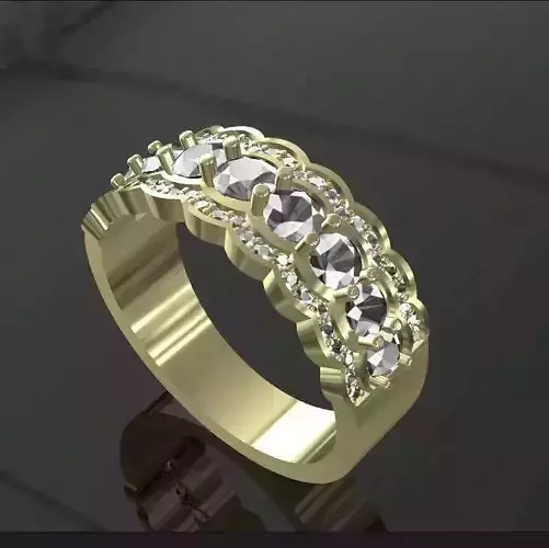 Classic Multi Stone Diamond Ring