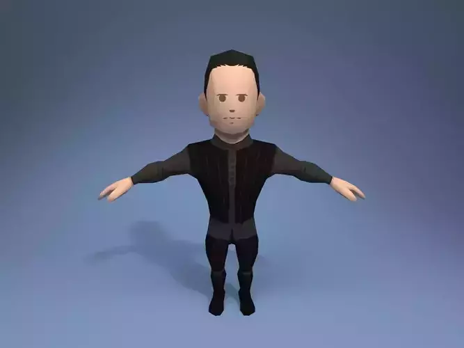 Medieval character merchant 3