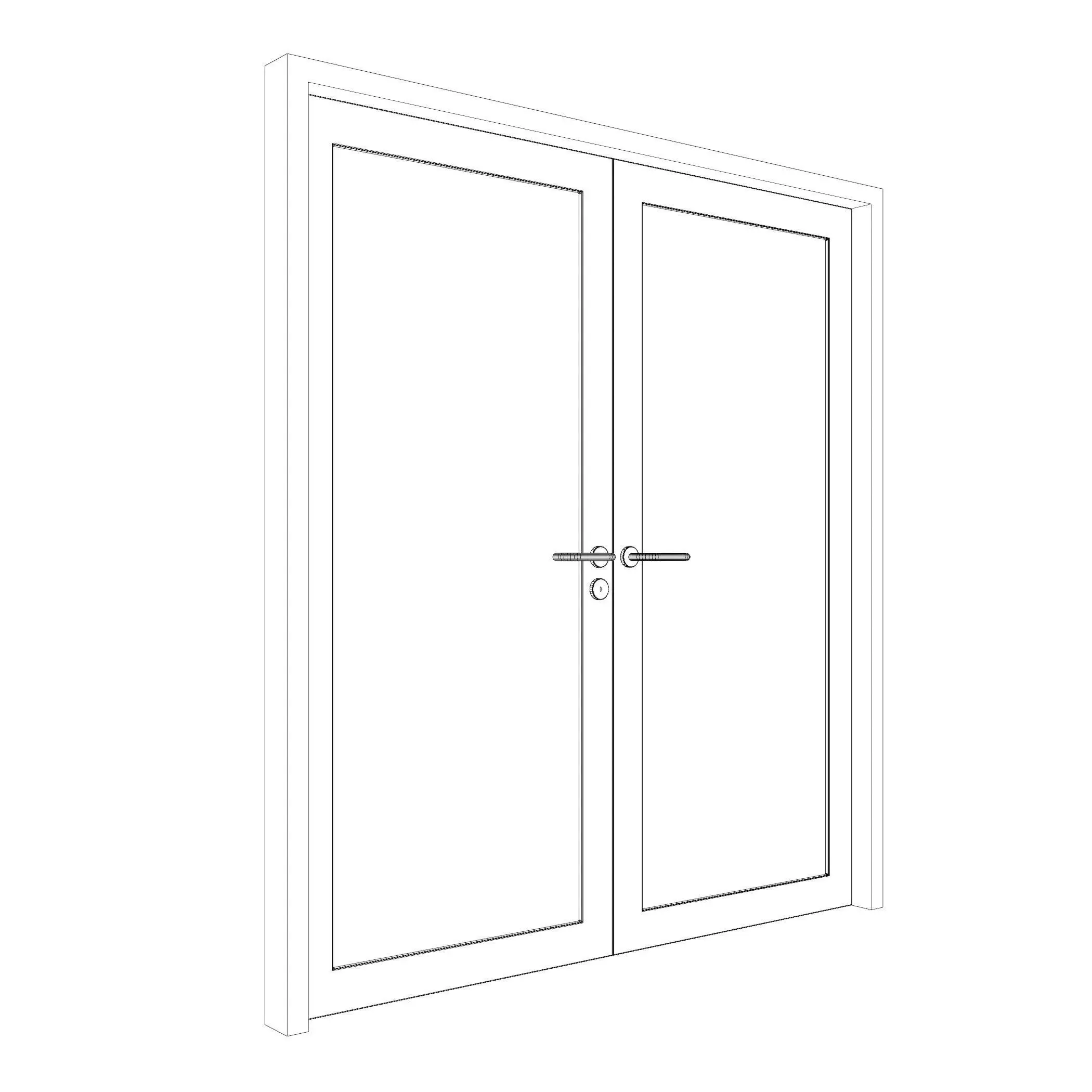 Door 25O34 3D model_7