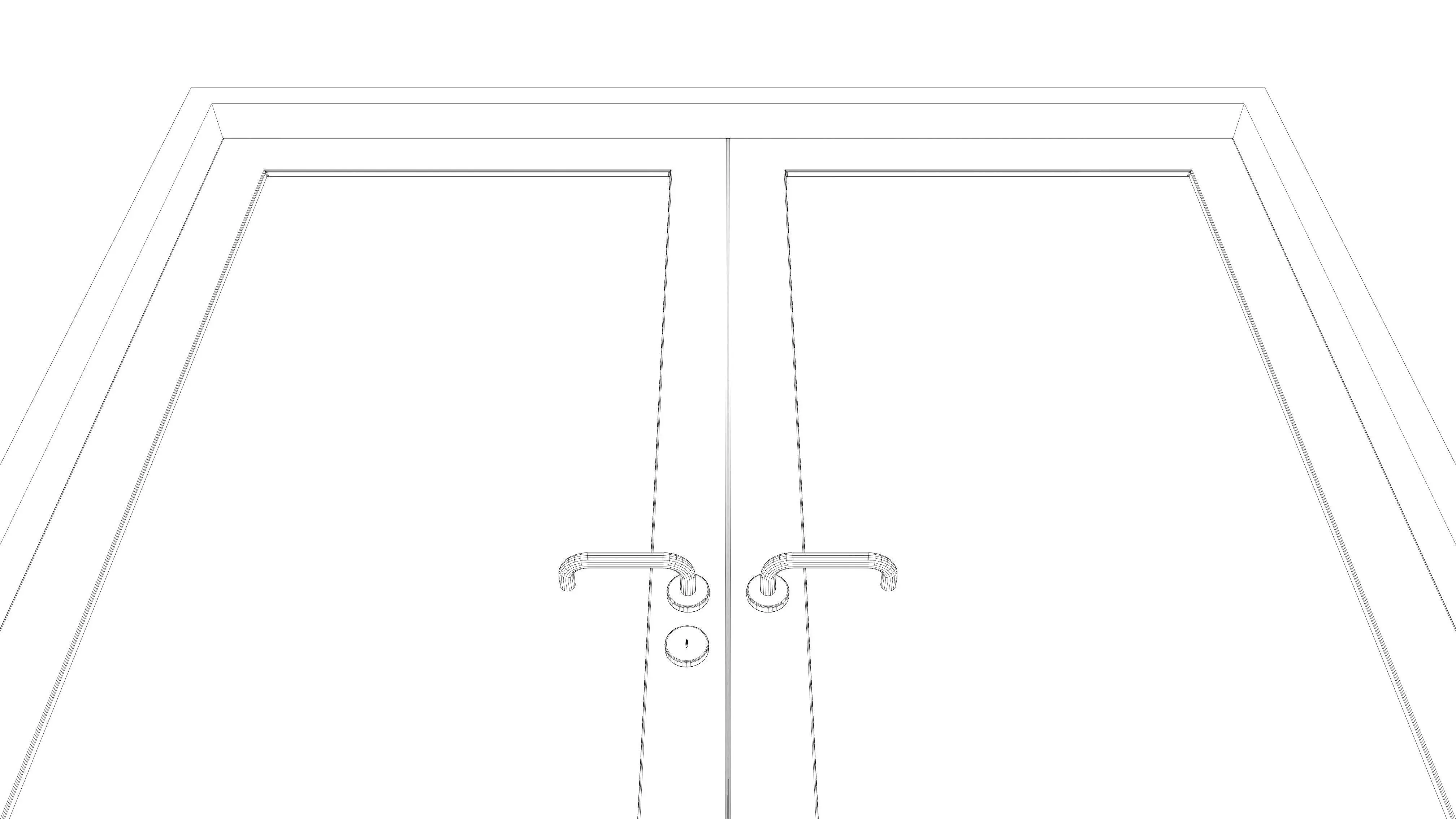 Door 25O34 3D model_8