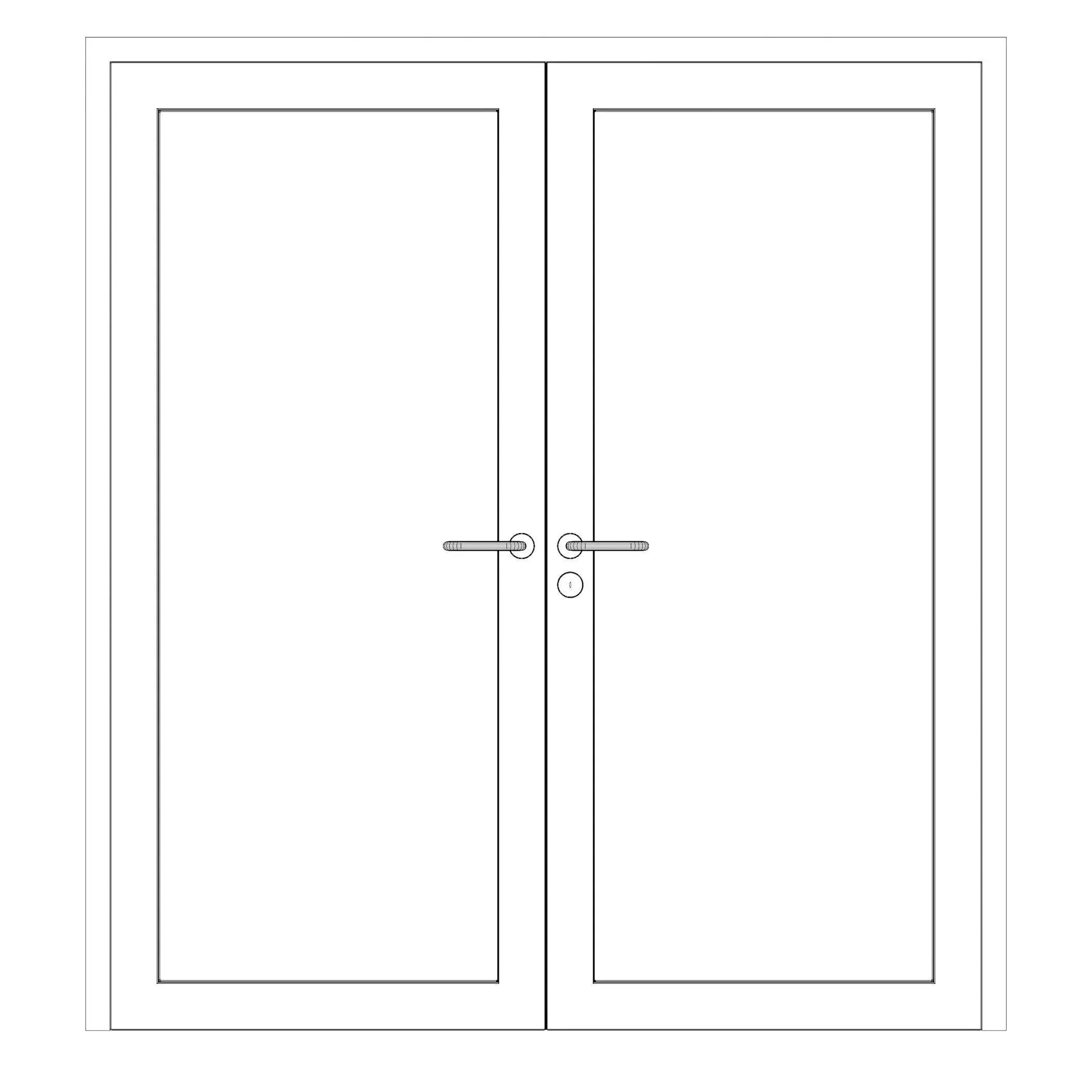 Door 25O34 3D model_6